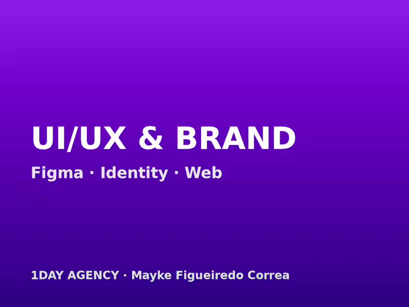Cover image for UI/UX & Brand Design
