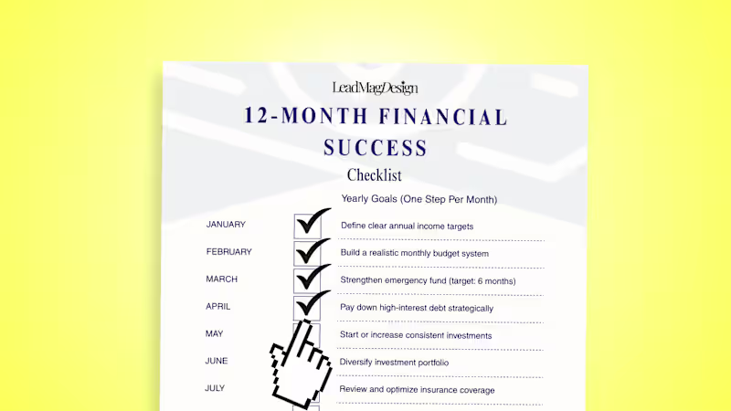 Cover image for Fillable PDF Checklist Lead Magnet for Coaches