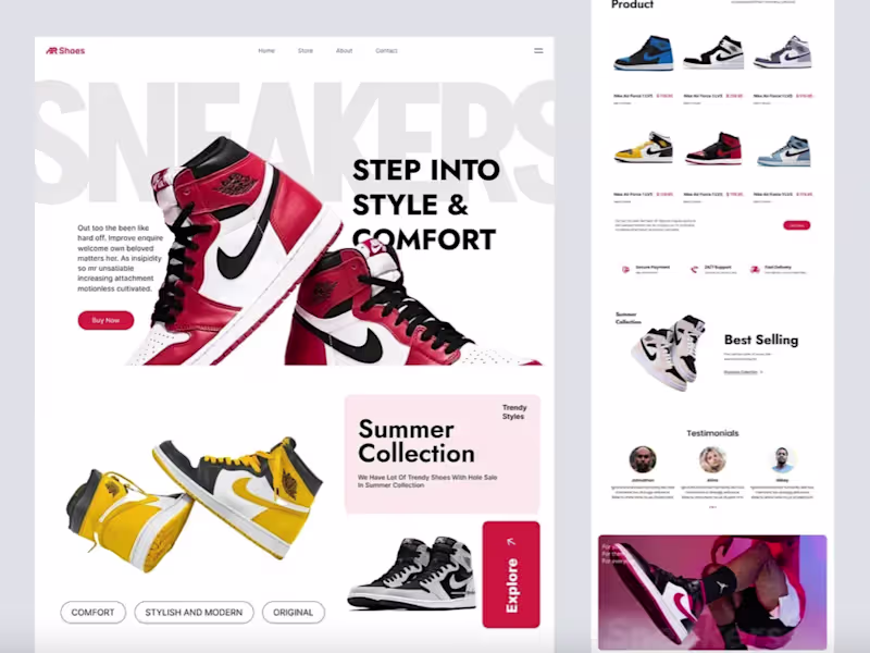 Cover image for SINGLE PAGE WEBSITE DESIGN & BUILD