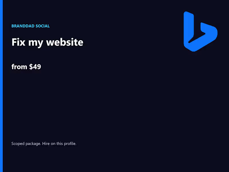 Cover image for Fix my website