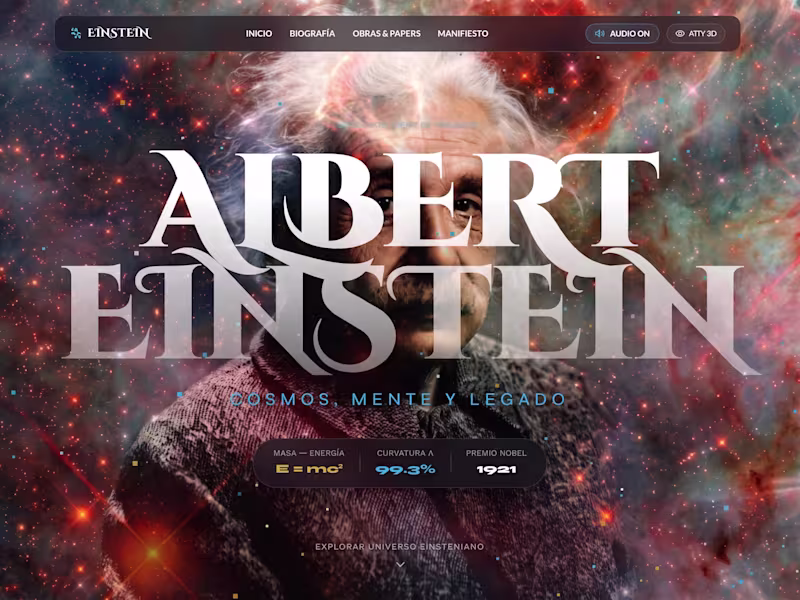 Cover image for Albert Einstein Website (spanish)
