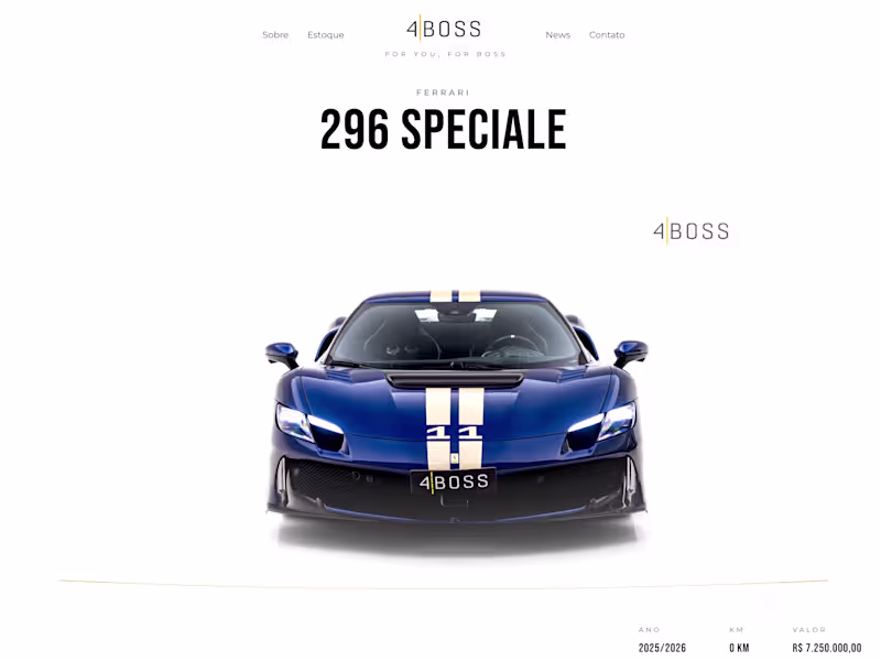 Cover image for 4 BOSS - Supercars Video Architecture & Paid Media