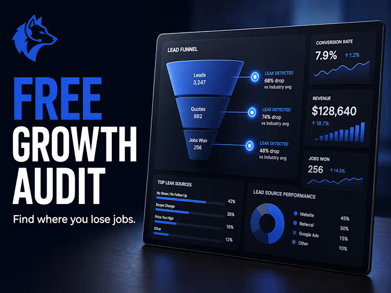 Cover image for Free Growth Audit: Find Where You're Losing Jobs