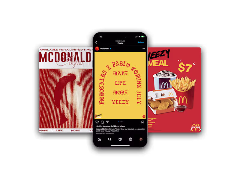 Cover image for Kanye West X McDonald's Collab
