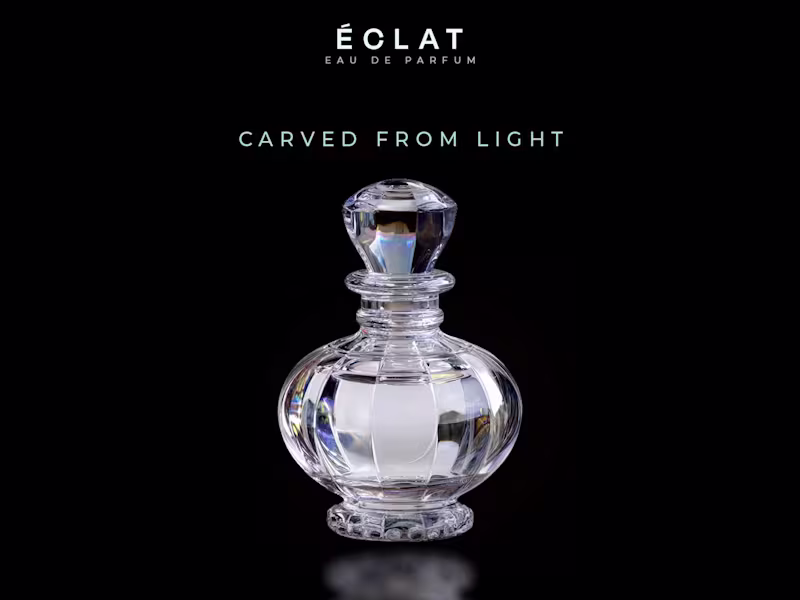 Cover image for ÉCLAT: Creating a Luxury Perfume Visual from a Raw PNG