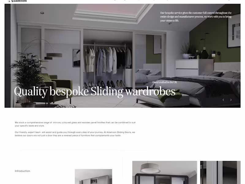 Cover image for WixStudio project | Sliding Wardrobes Company