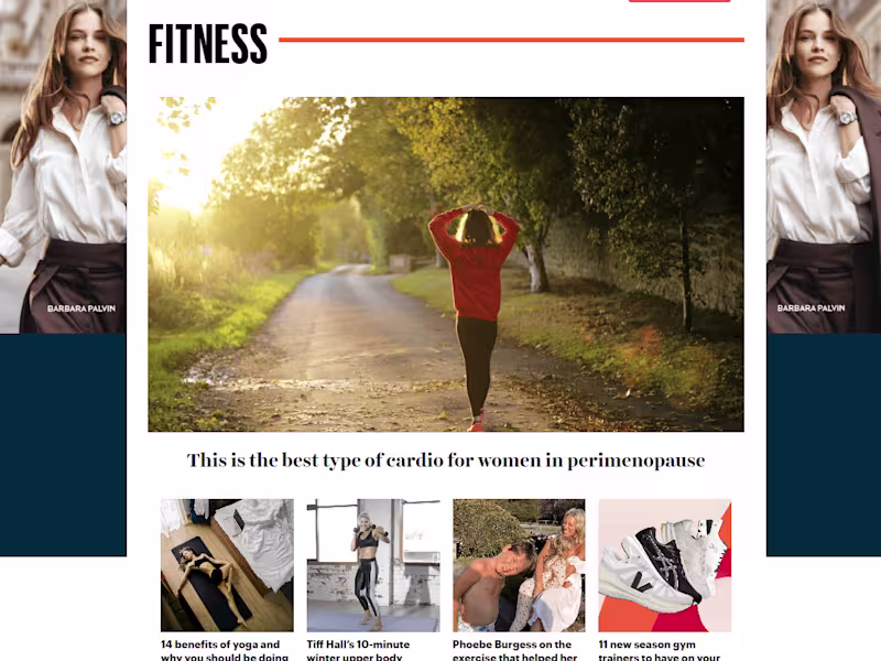 Cover image for Women's Health Magazine fitness & perimenopause expert insights.