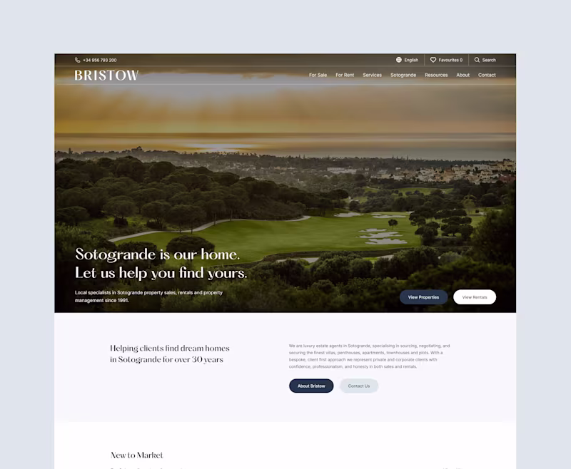 Cover image for Bristow Property Group Webflow Website