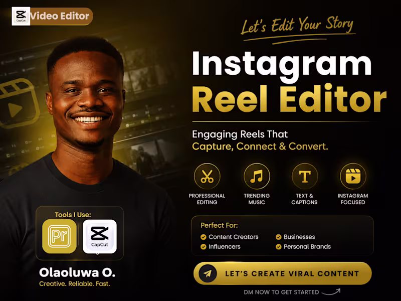 Cover image for Instagram Reel Editor for Brands & Creators