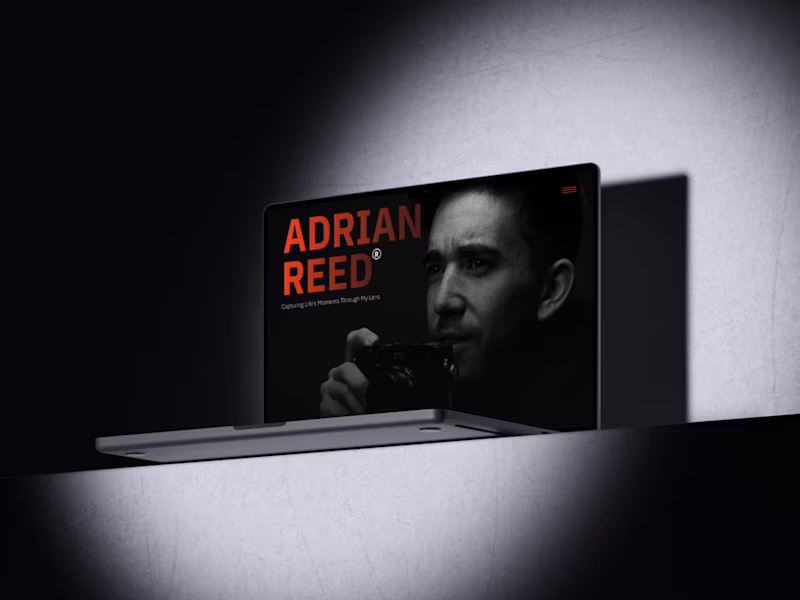 Cover image for TB to my photographer portfolio design - clean, minimal, and...