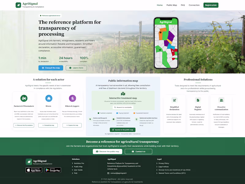 Cover image for AgriSignal is a digital platform