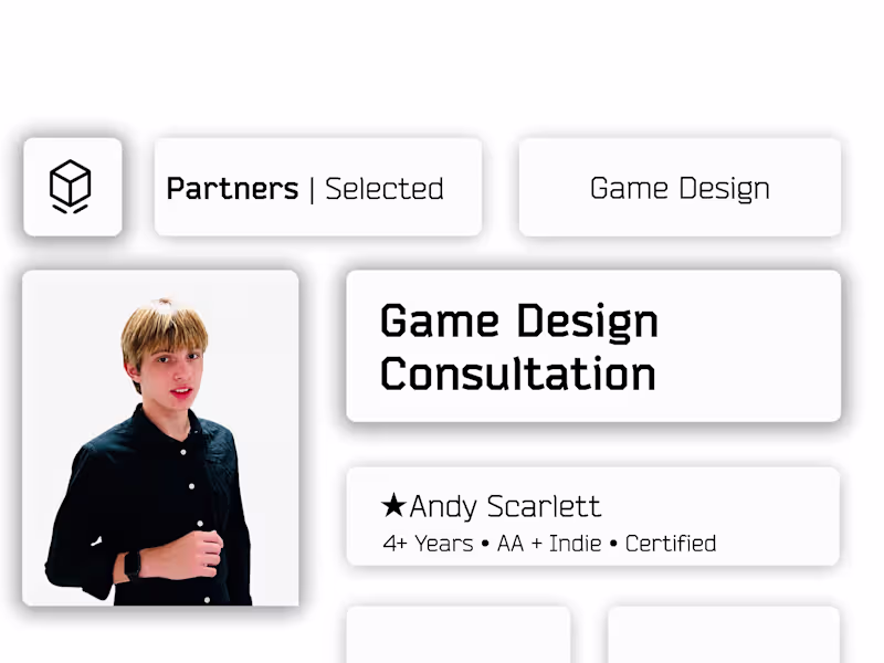 Cover image for Game Design consultation & improvement report