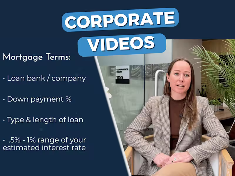 Cover image for Corporate Videos