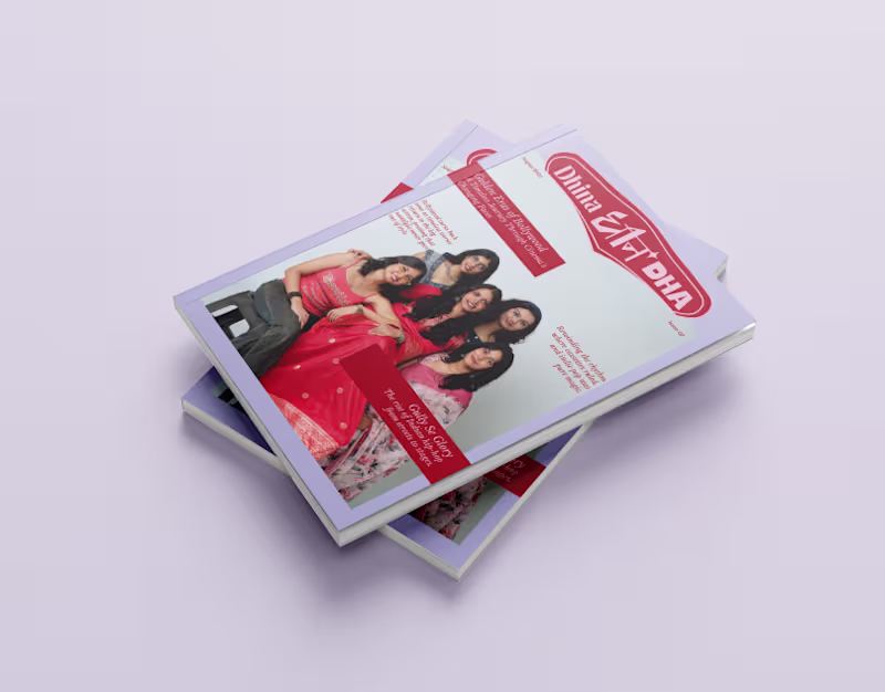 Cover image for Dhina Dhin Dha Magazine Editorial Design
