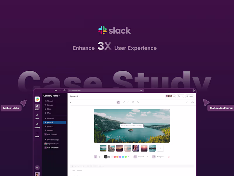 Cover image for Slack UX Case Study | Enhance 3X User Experiece