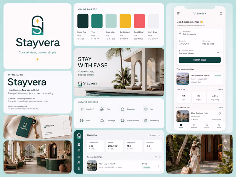 Cover image for Stayvera — Hotel Booking Brand