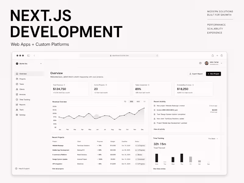 Cover image for Next.js Website / Web App