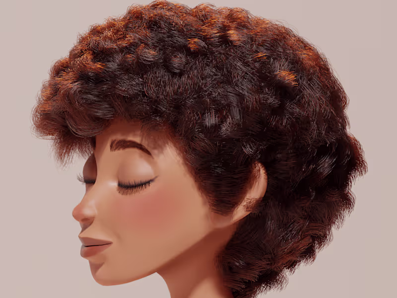 Cover image for Curls - 3D Character
