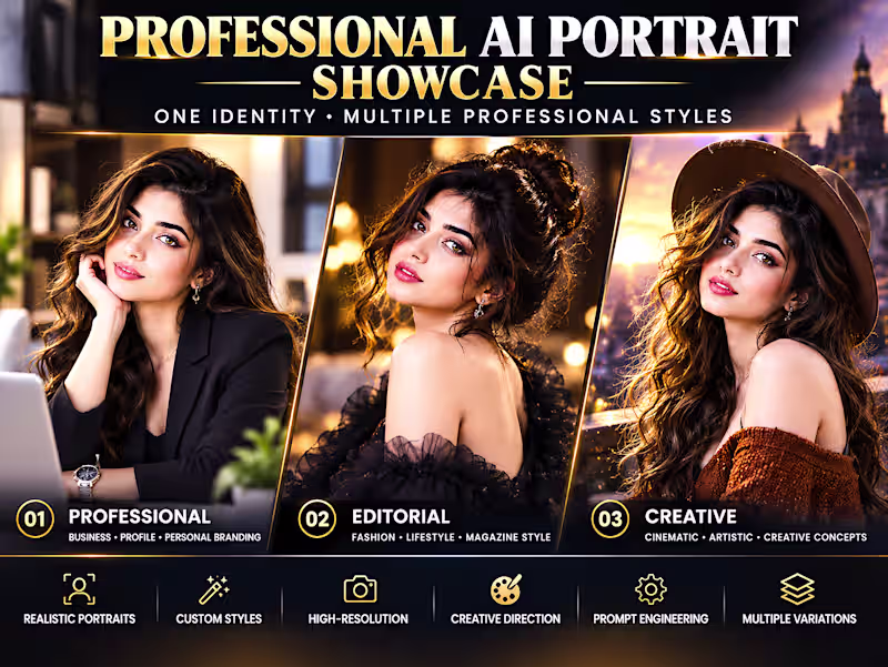 Cover image for Professional AI Portrait Showcase