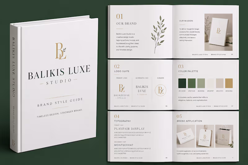 Cover image for Brand Style Guide Design