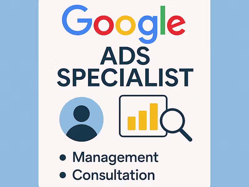 Cover image for Google PPC Consult and Management