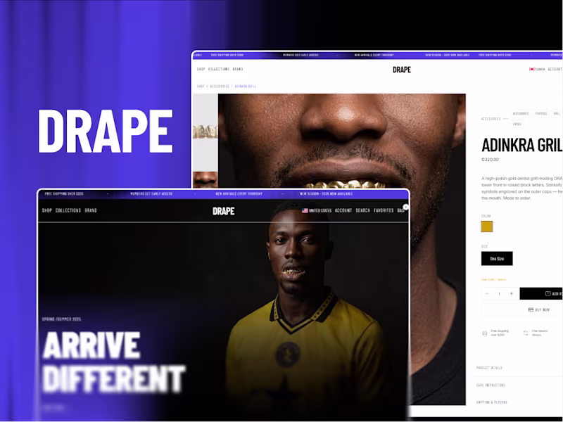 Cover image for DRAPE — Fashion and Apparel Shopify Template