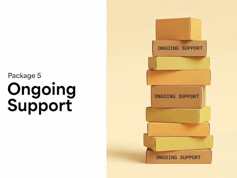 Cover image for Package 5: Ongoing Brand Support/Retainer