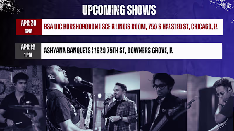 Cover image for Band Schedule
