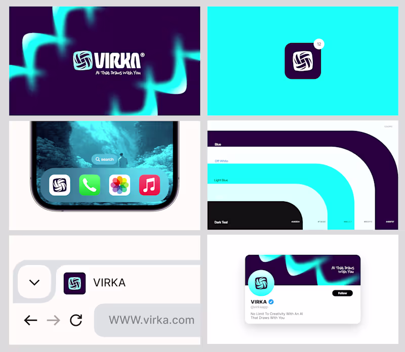 Cover image for Logo Design Presentation for VIRKA®