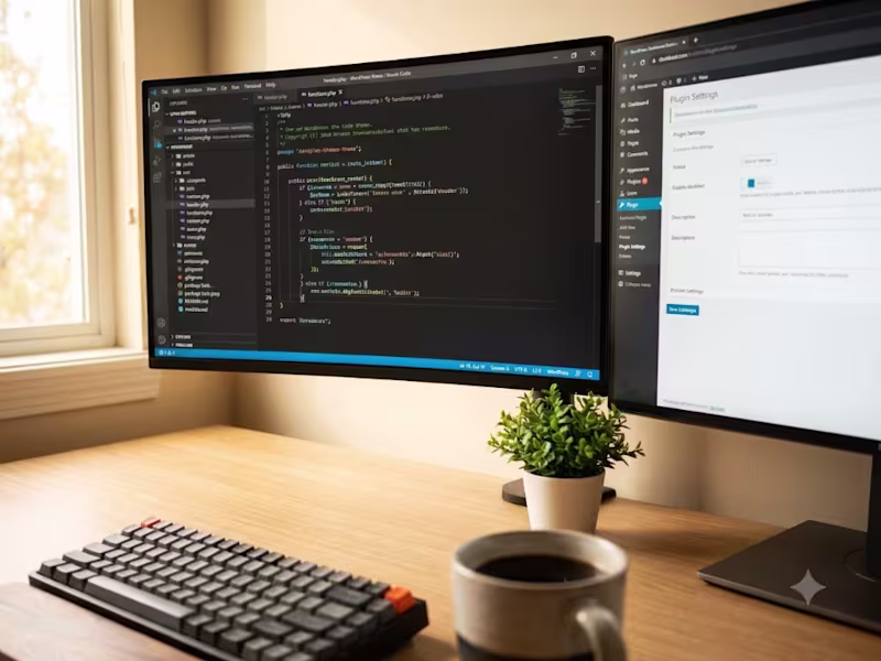 Cover image for WordPress Custom Theme and Plugin development