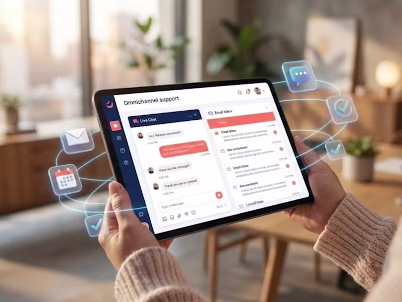 Cover image for Omnichannel AI Support Assistant - Web Chat & Email Platform