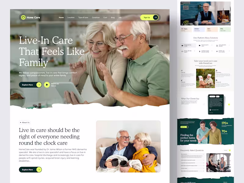 Cover image for 🏠 HomeCare — Live-In Care