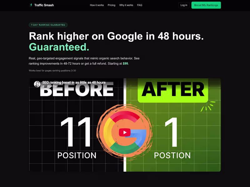 Cover image for Traffic Smash is an SEO