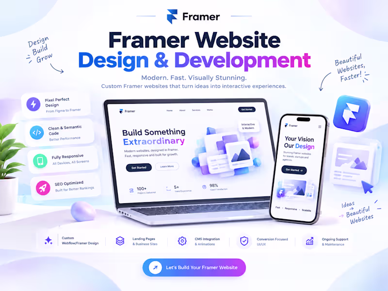 Cover image for Framer Website Design & Development