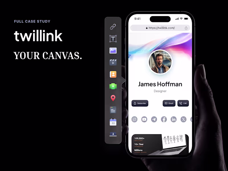 Cover image for Twilink: Designing a SaaS Link-in-Bio Builder