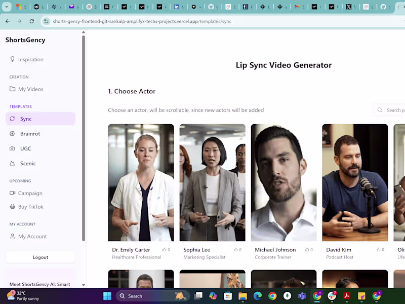 Cover image for ShortsGency - AI Video Generator