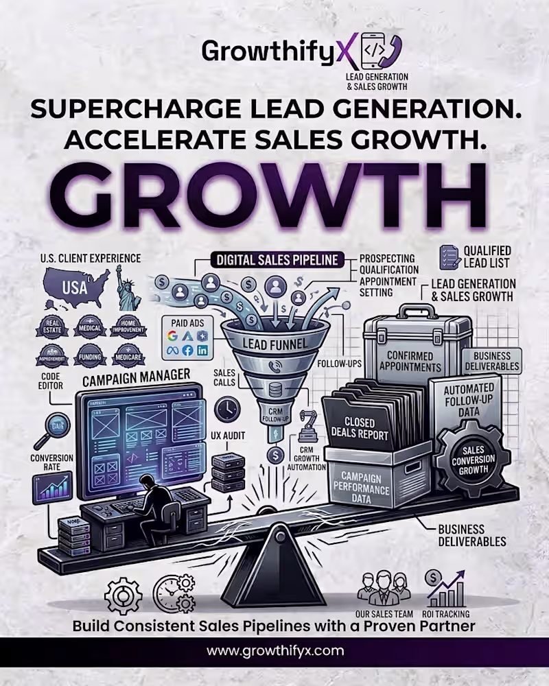 Cover image for Lead Generation & Sales Growth