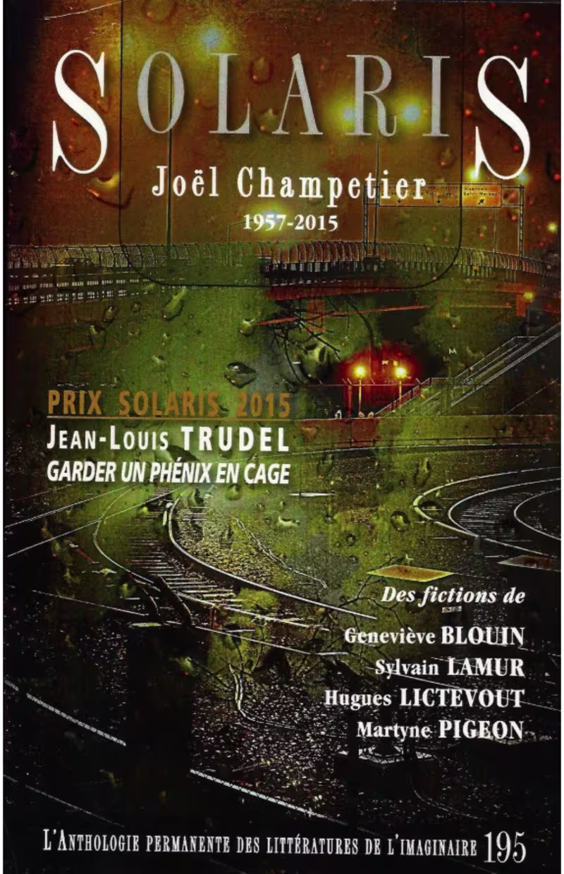 Cover image for Testament d'une encloustrée - Revue Solaris no 195