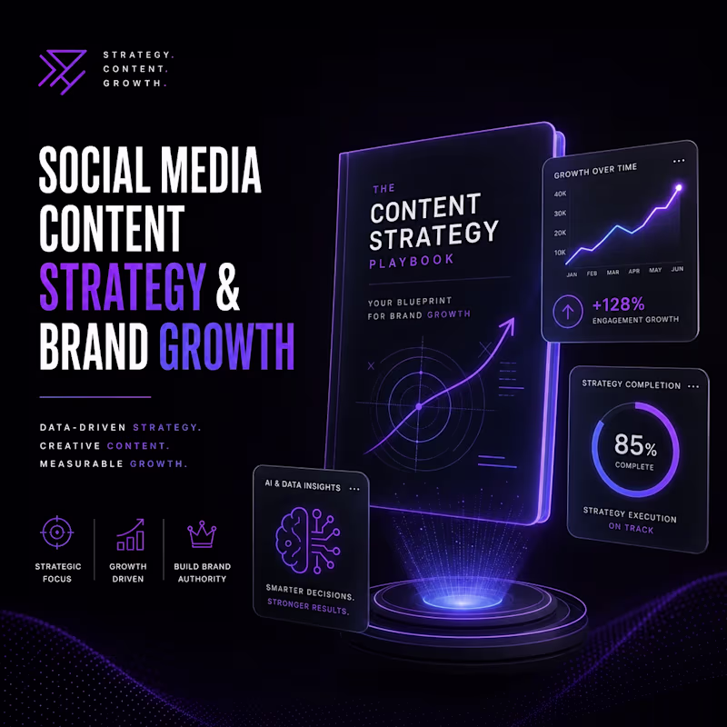 Cover image for High-converting social media content strategy| brand growth