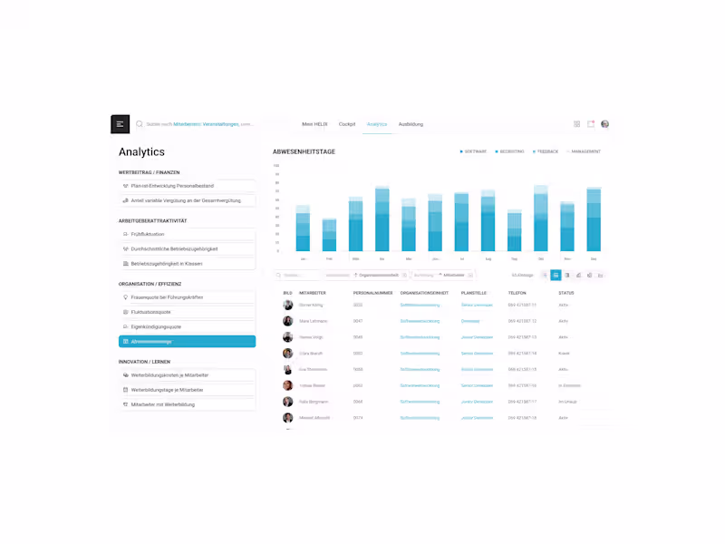 Cover image for HELIX HR Management Platform UI/UX Redesign