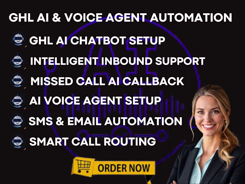 Cover image for GoHighLevel AI Chatbot, Voice Agent & Lead Qualification