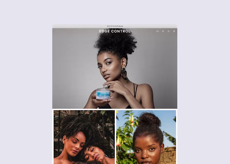 Cover image for Edge Control — Culturally-Driven Hair