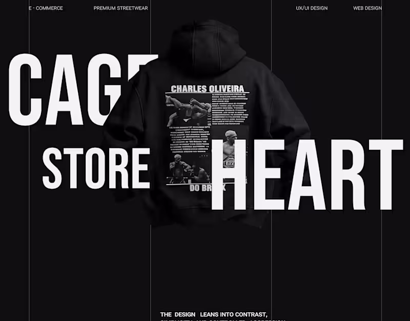 Cover image for CAGE HEART - Premuim StreetWear Shop | E-commerce
