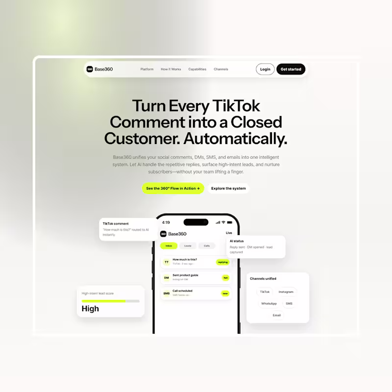 Cover image for Base360 — Every Conversation. One
