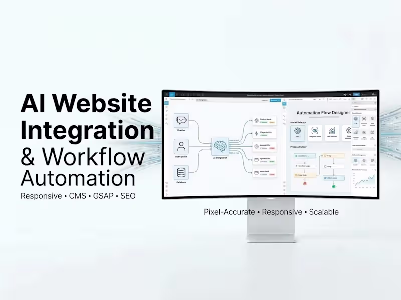 Cover image for AI Website Integration & Workflow Automation