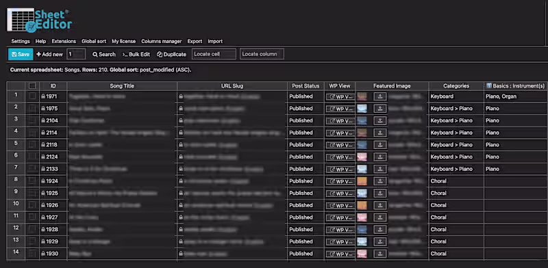 Cover image for Wordpress Database for a Music Composer