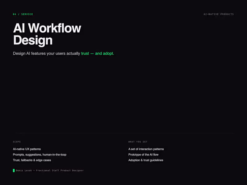 Cover image for AI Workflow Design