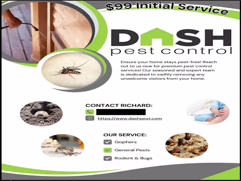 Cover image for Pest Control Flyer