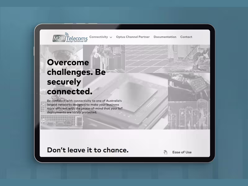 Cover image for Connectivity-Focused WordPress Website for M2M