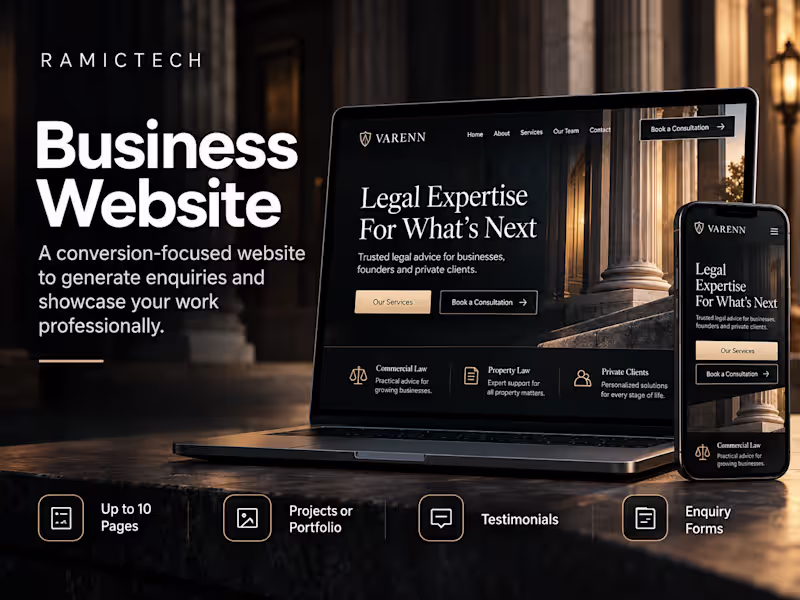 Cover image for Business Website Design & Development